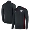 Castore Grey Aston Villa Staff Training 1/4 Zip Midlayer Top