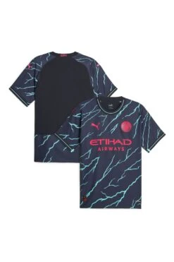 Puma Blue Manchester City Third Authentic Shirt