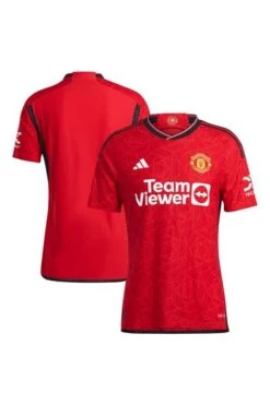 Adidas Red Manchester United Home Authentic Shirt 2023-24 -Tienda Barata Deporte N16180