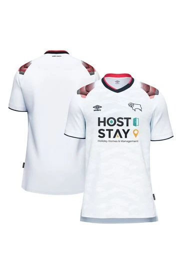 Umbro White Derby County Home Shirt 2023-24 4 Umbro White Derby County Home Shirt 2023-24 - Imagen 4