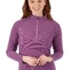 Trespass Purple Meadows Fleece Top