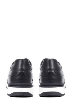 Jones Bootmaker Tadcaster Apple Leather Black Trainers -Tienda Barata Deporte N37326s3