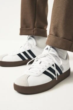 Adidas White/Black Sportswear Adult VL Court 3.0 Trainers-Blanco/Negro -Tienda Barata Deporte N40701s3