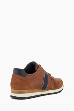 Dune London Treck Stripe Webbing Runner Brown Trainers -Tienda Barata Deporte N42414s4