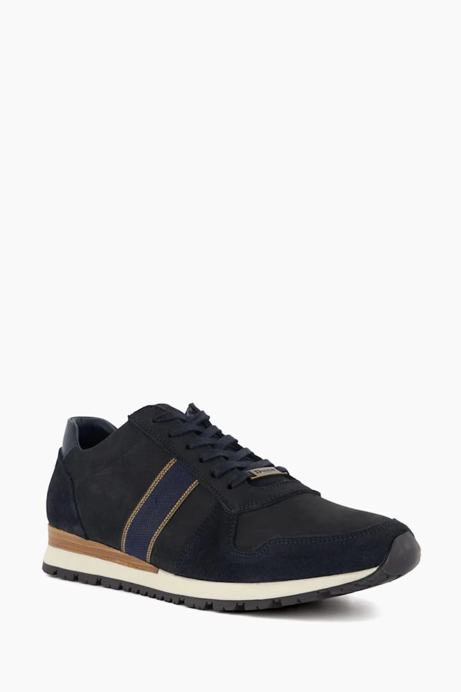 Dune London Blue Treck Stripe Webbing Runner Trainers 3 Dune London Blue Treck Stripe Webbing Runner Trainers - Imagen 3