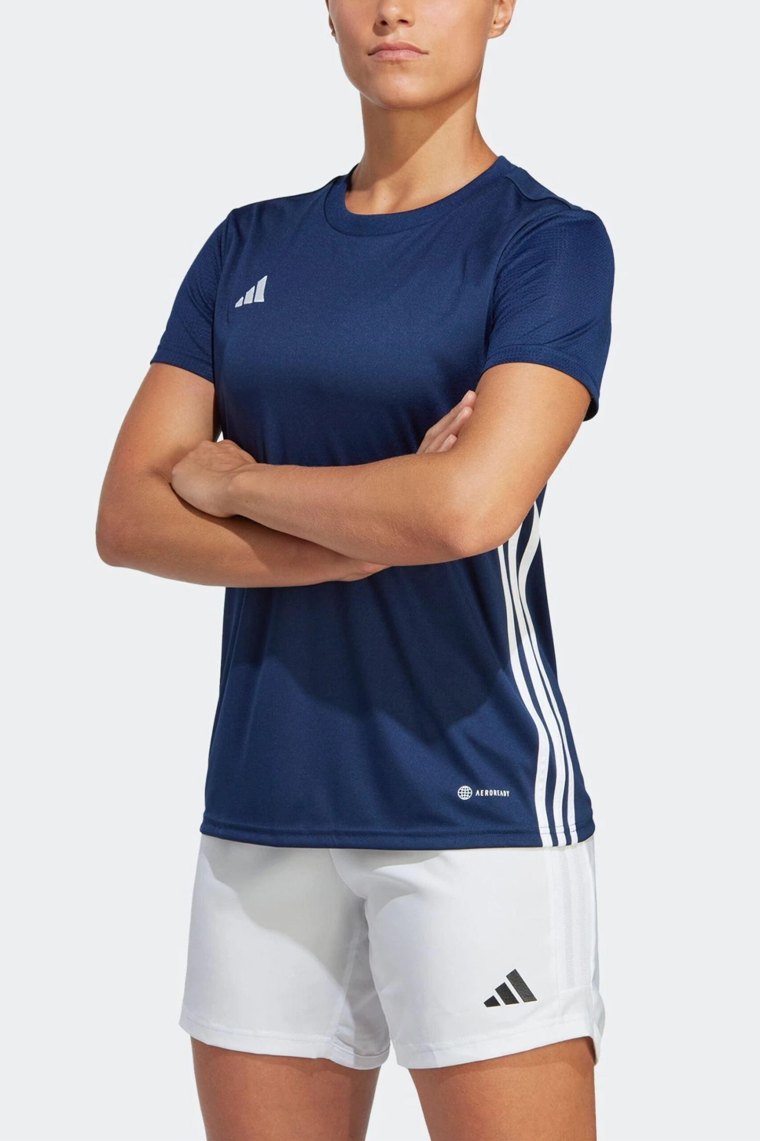 Adidas Navy Tabela 23 Crew Neck Womens Jersey Top 2 Adidas Navy Tabela 23 Crew Neck Womens Jersey Top - Imagen 2