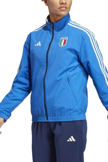 Adidas Blue Italy Adidas Anthem Jacket 3 Adidas Blue Italy Adidas Anthem Jacket - Imagen 3