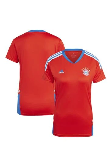 Adidas Red FC Bayern Training Jersey 4 Adidas Red FC Bayern Training Jersey - Imagen 4