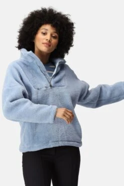 Regatta Blue Zeeke Half Zip Fluffy Fleece 12 Regatta Blue Zeeke Half Zip Fluffy Fleece -Tienda Barata Deporte N58273s4