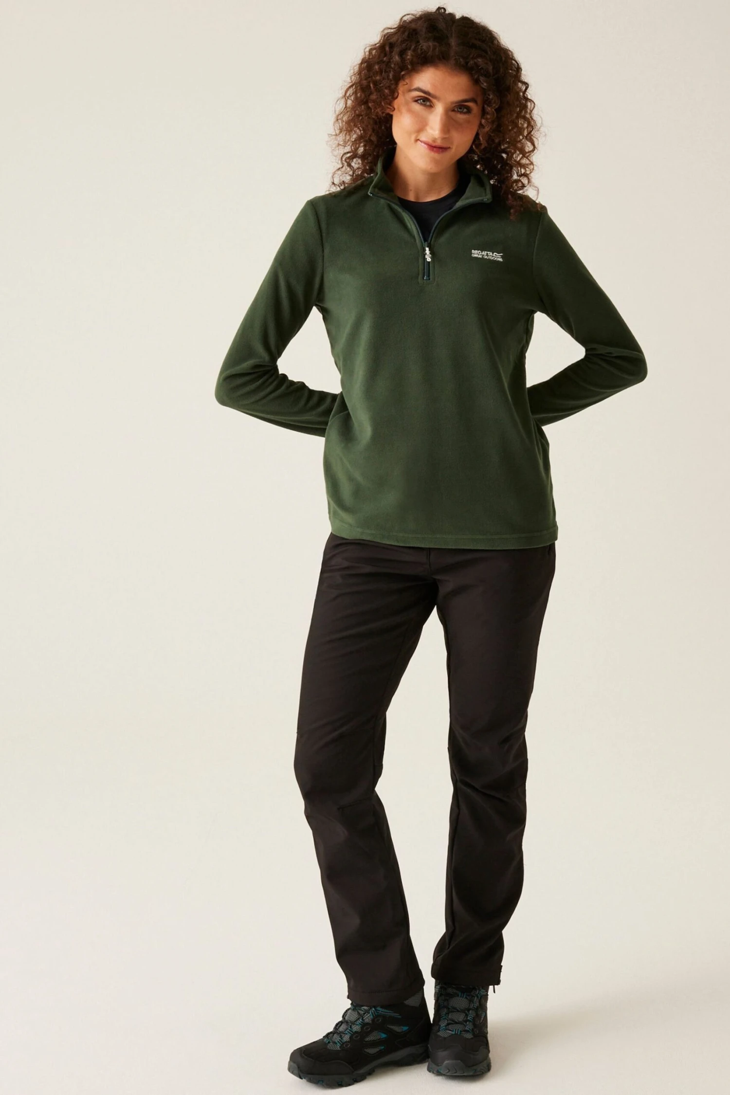 Regatta Green Sweethart Half Zip Fleece 1 Regatta Green Sweethart Half Zip Fleece