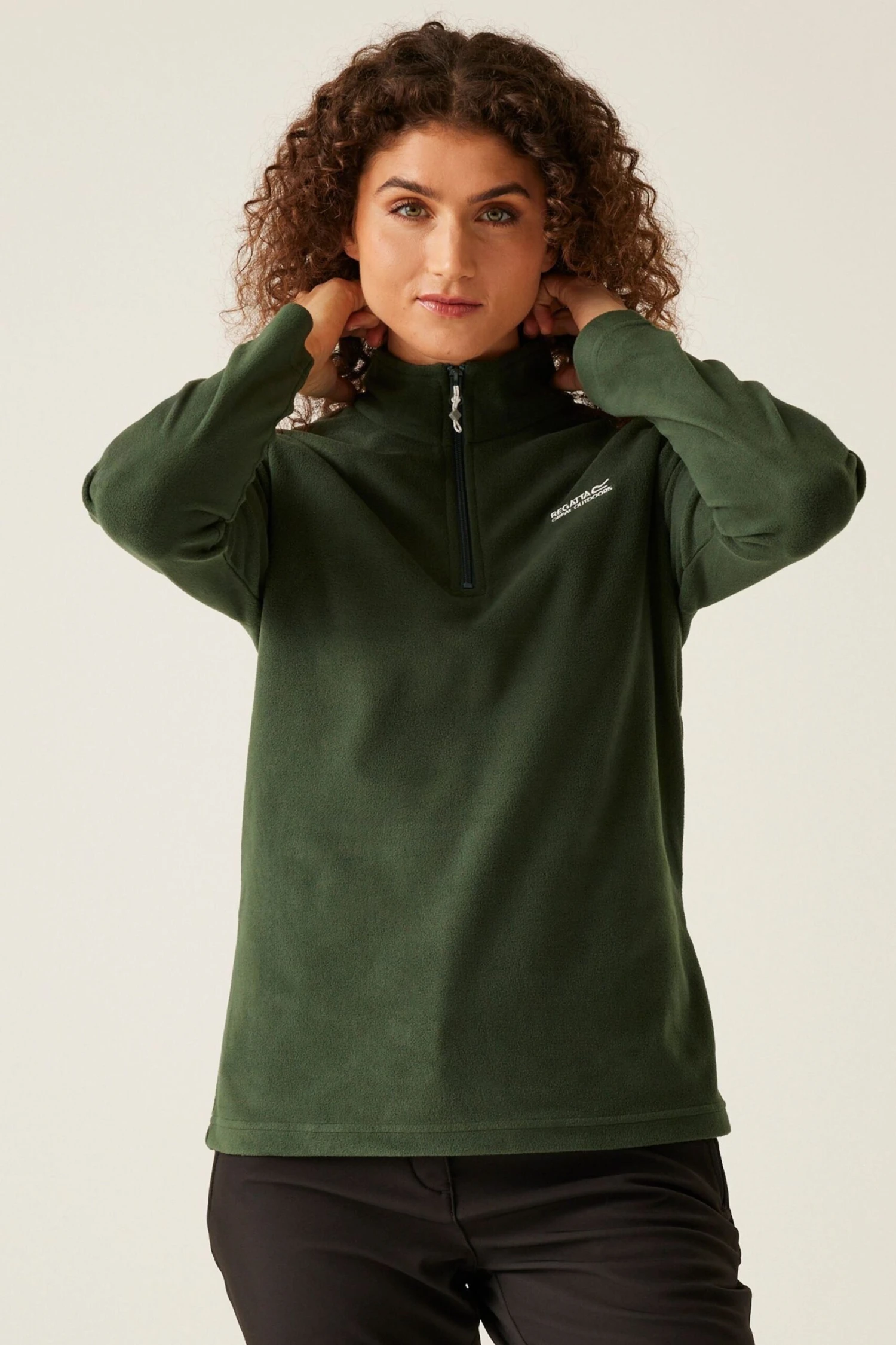 Regatta Green Sweethart Half Zip Fleece 2 Regatta Green Sweethart Half Zip Fleece - Imagen 2