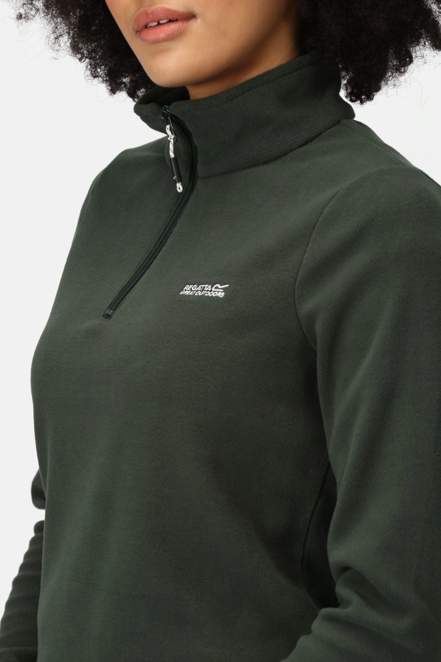 Regatta Green Sweethart Half Zip Fleece 5 Regatta Green Sweethart Half Zip Fleece - Imagen 5