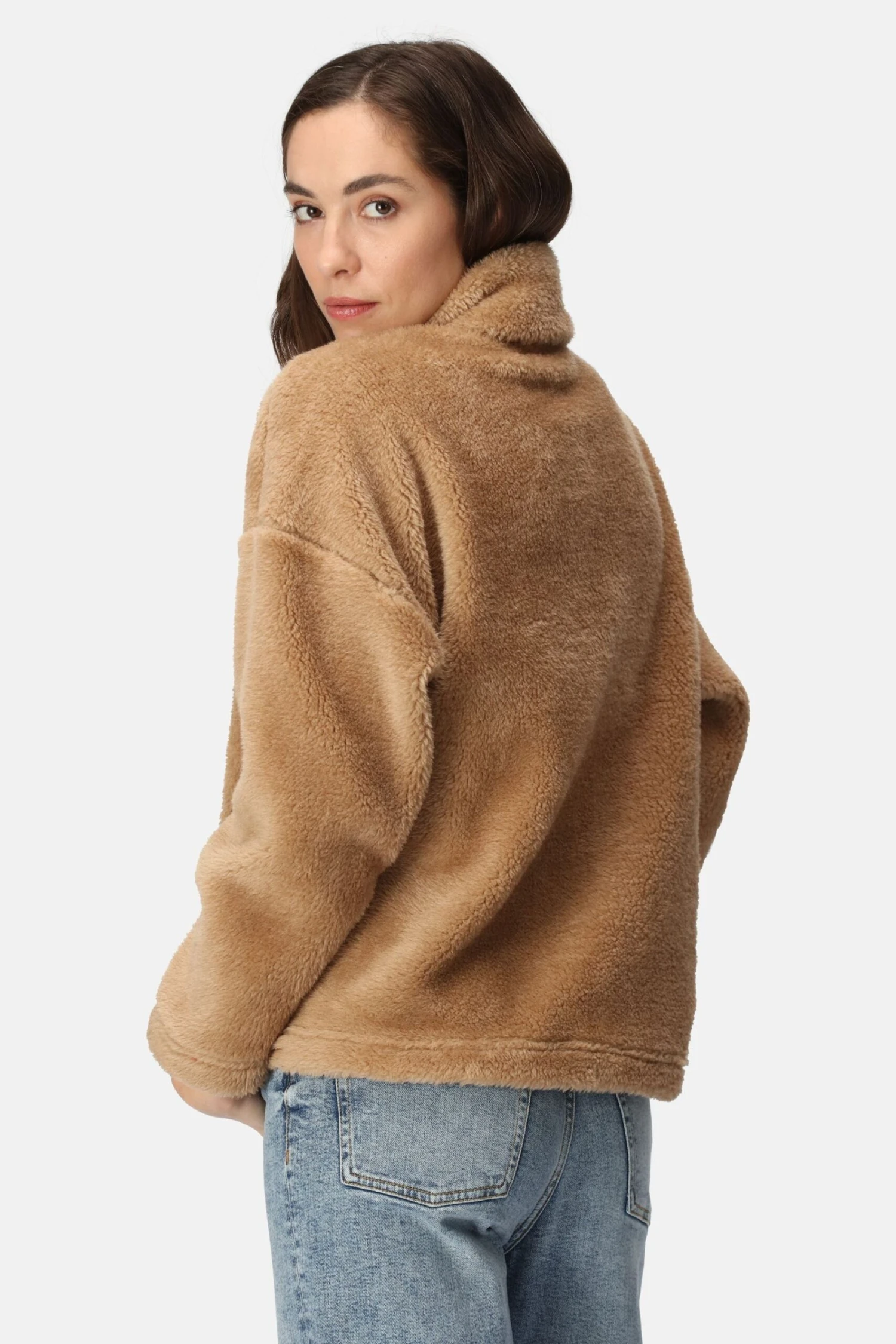 Regatta Natural Zeeke Half Zip Fluffy Fleece 2 Regatta Natural Zeeke Half Zip Fluffy Fleece - Imagen 2