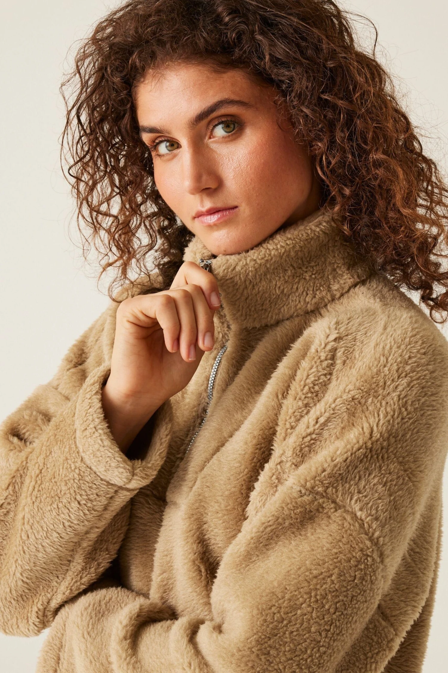 Regatta Natural Zeeke Half Zip Fluffy Fleece 5 Regatta Natural Zeeke Half Zip Fluffy Fleece - Imagen 5