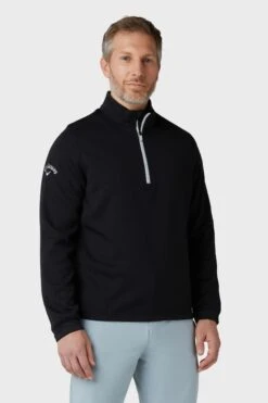 Callaway Apparel Mens Golf Hex Black Fleece