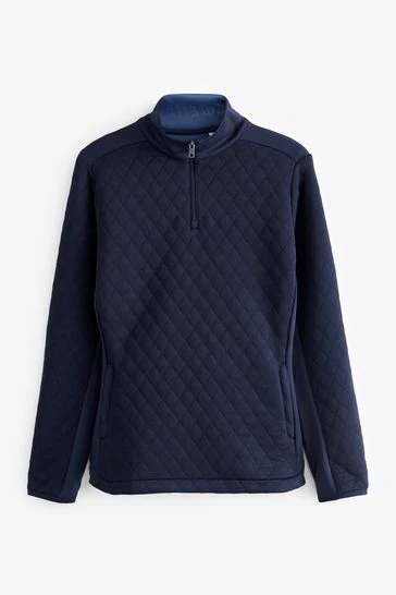 Callaway Apparel Ladies Blue Golf Quilted Fleece 2 Callaway Apparel Ladies Blue Golf Quilted Fleece - Imagen 2