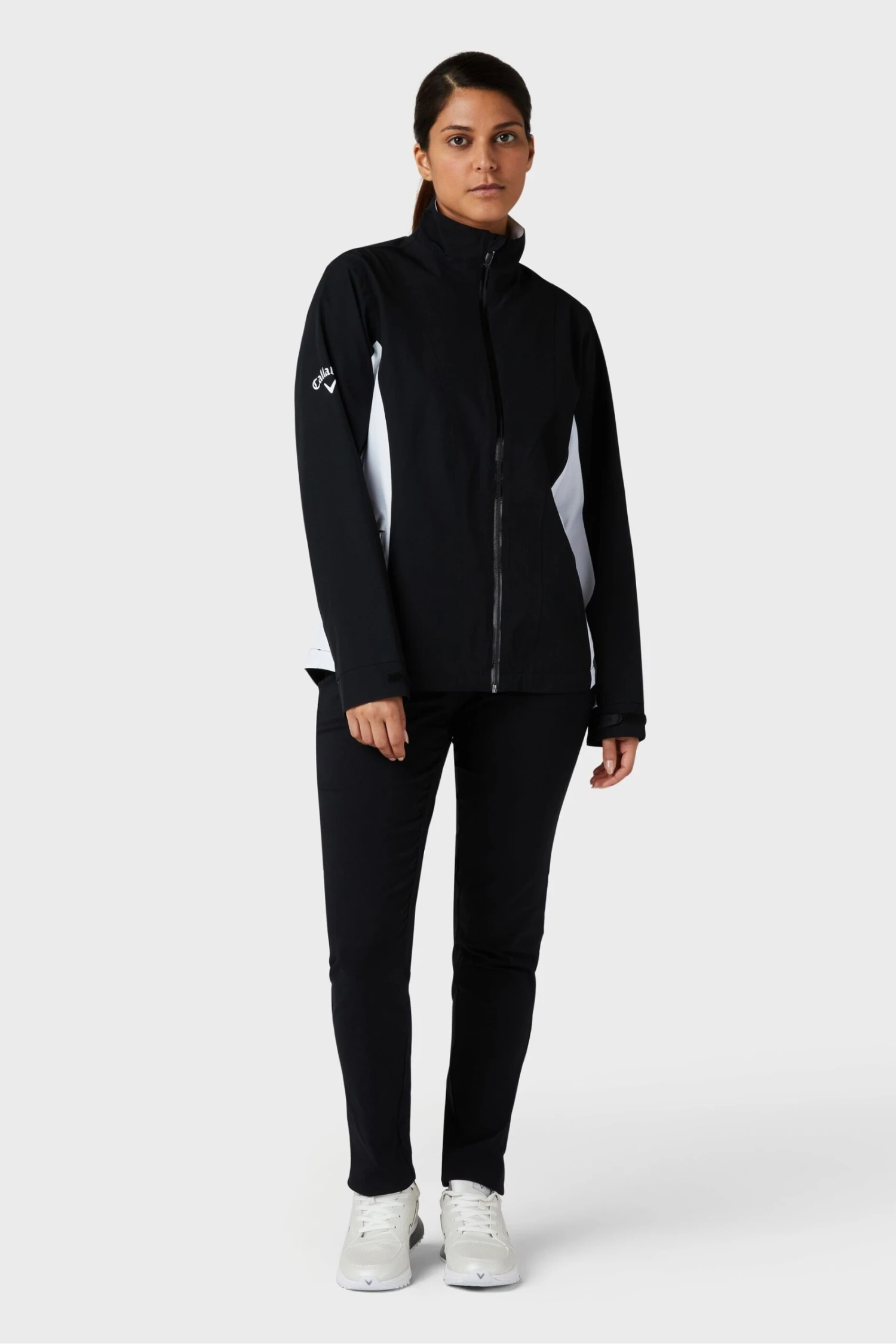 Callaway Apparel Ladies Golf Liberty IV Waterproof Black Jactet 1 Callaway Apparel Ladies Golf Liberty IV Waterproof Black Jactet