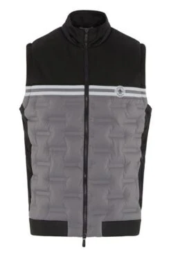 Original Penguin Golf Mens Insulated Mixed Media 80s Primalot Block Black Vest 5 Original Penguin Golf Mens Insulated Mixed Media 80s Primalot Block Black Vest -Tienda Barata Deporte N62808