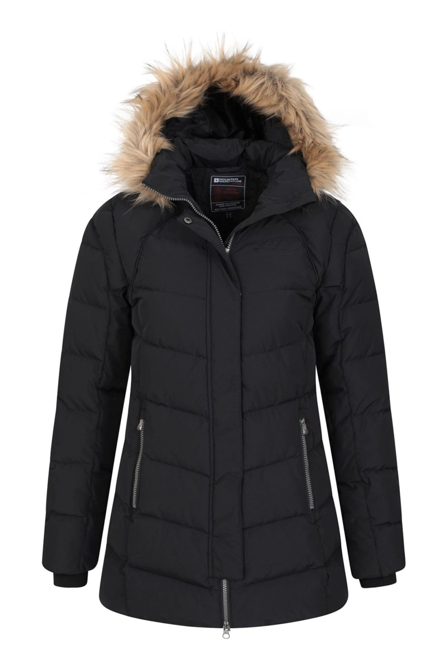 Mountain Warehouse Jet Black Isla II Womens Down Jacket 4 Mountain Warehouse Jet Black Isla II Womens Down Jacket - Imagen 4