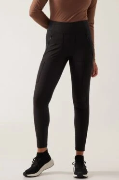 Athleta Black Headlands Hybrid Cargo II Leggings -Tienda Barata Deporte P94861