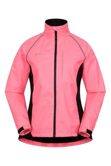 Mountain Warehouse Pink Adrenaline Waterproof Iso-Viz Jacket 3 Mountain Warehouse Pink Adrenaline Waterproof Iso-Viz Jacket - Imagen 3