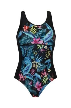 Pour Moi Black Energy Chlorine Resistant Recycled Swimsuit-Negro -Tienda Barata Deporte Q34942