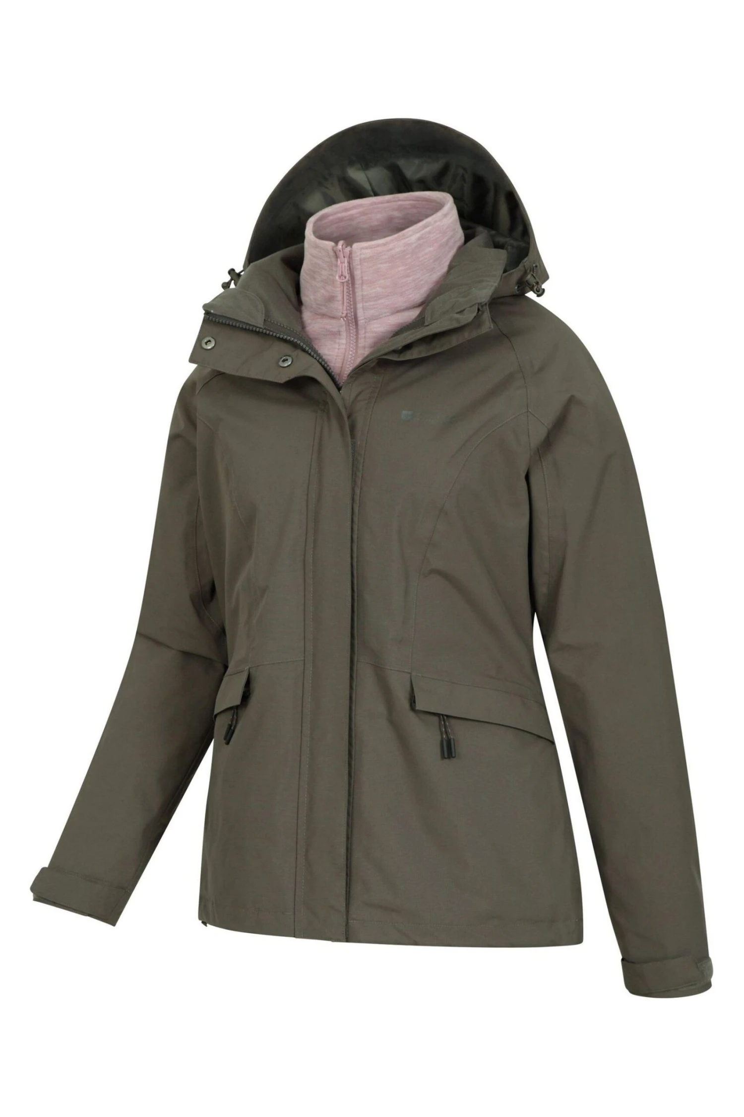 Mountain Warehouse Green Thunderstorm 3-in-1 Womens Jacket 3 Mountain Warehouse Green Thunderstorm 3-in-1 Womens Jacket - Imagen 3