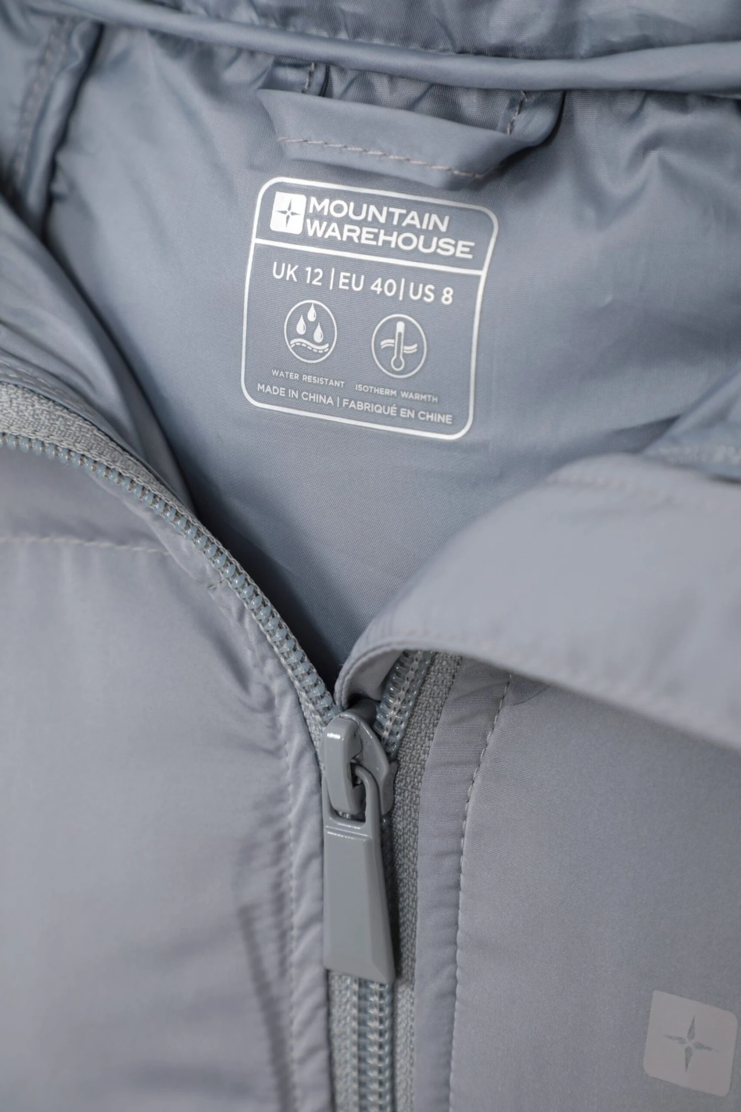 Mountain Warehouse Grey Saturn Womens Longline Padded Gilet 6 Mountain Warehouse Grey Saturn Womens Longline Padded Gilet - Imagen 6