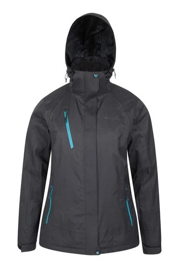 Mountain Warehouse Black Bracken Extreme Womens 3 In 1 Waterproof Jacket 6 Mountain Warehouse Black Bracken Extreme Womens 3 In 1 Waterproof Jacket - Imagen 6