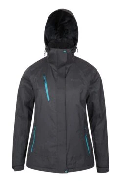 Mountain Warehouse Black Bracken Extreme Womens 3 In 1 Waterproof Jacket