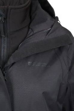 Mountain Warehouse Black Bracken Extreme Womens 3 In 1 Waterproof Jacket 10 Mountain Warehouse Black Bracken Extreme Womens 3 In 1 Waterproof Jacket -Tienda Barata Deporte R04919s5