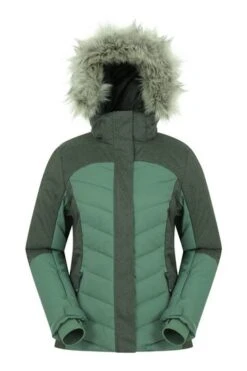 Mountain Warehouse Green Pyrenees Womens Padded Ski Jacket -Tienda Barata Deporte R96141