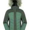 Mountain Warehouse Green Pyrenees Womens Padded Ski Jacket
