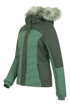 Mountain Warehouse Green Pyrenees Womens Padded Ski Jacket -Tienda Barata Deporte R96141s4