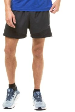 Ronhill Mens Black Tech Revive 5 Inch Shorts