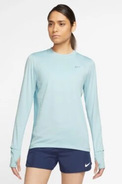 Nike Blue Dri-FIT Element Crew Neck Sweat Top