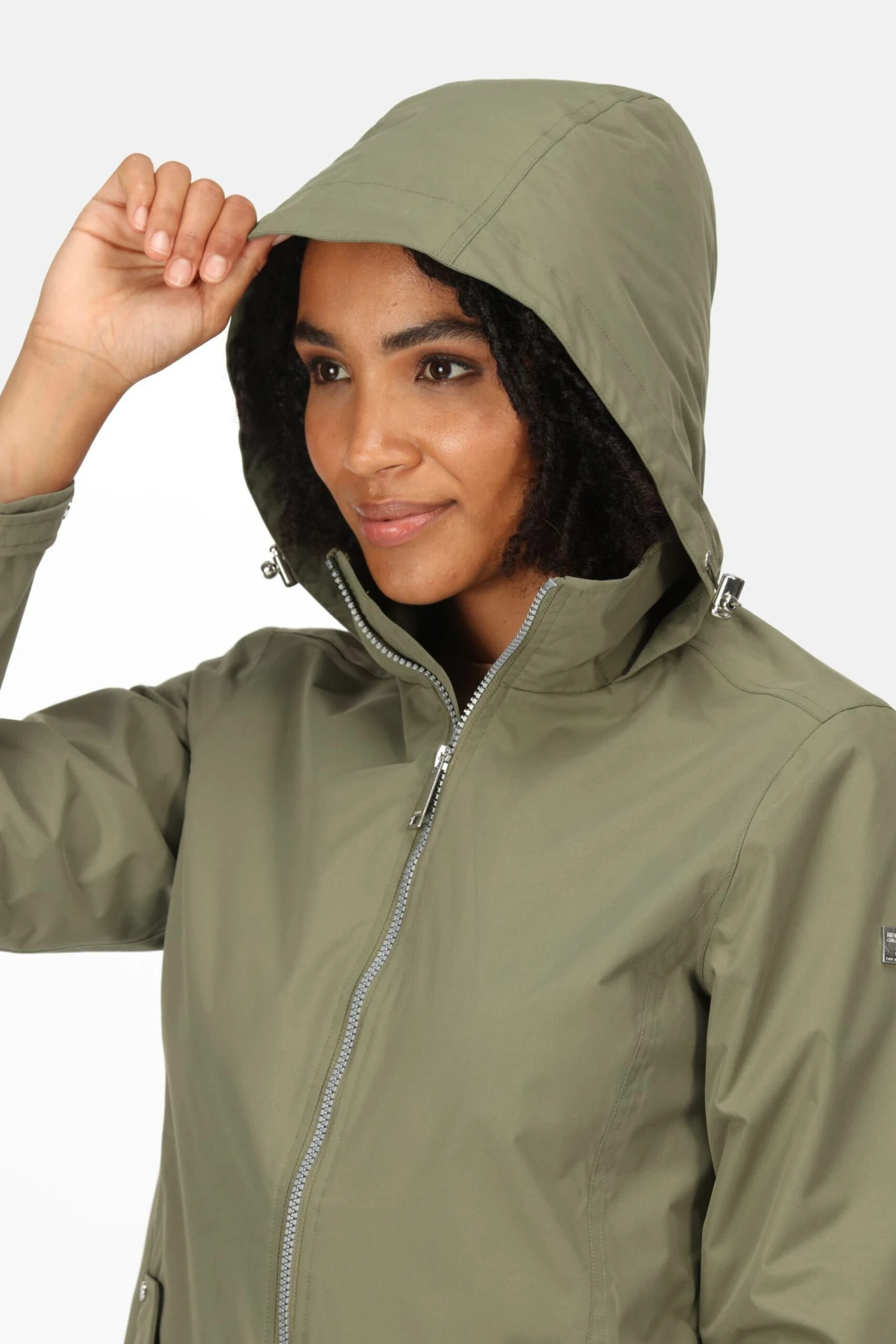 Regatta Green Laiyah Waterproof Jacket 4 Regatta Green Laiyah Waterproof Jacket - Imagen 4