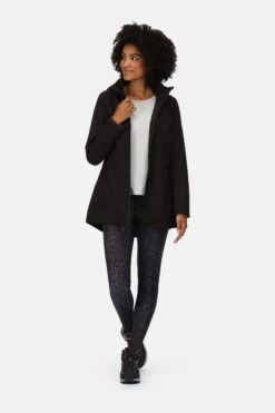 Regatta Womens Pulton II Black Waterproof Jacket 12 Regatta Womens Pulton II Black Waterproof Jacket -Tienda Barata Deporte T56431s3