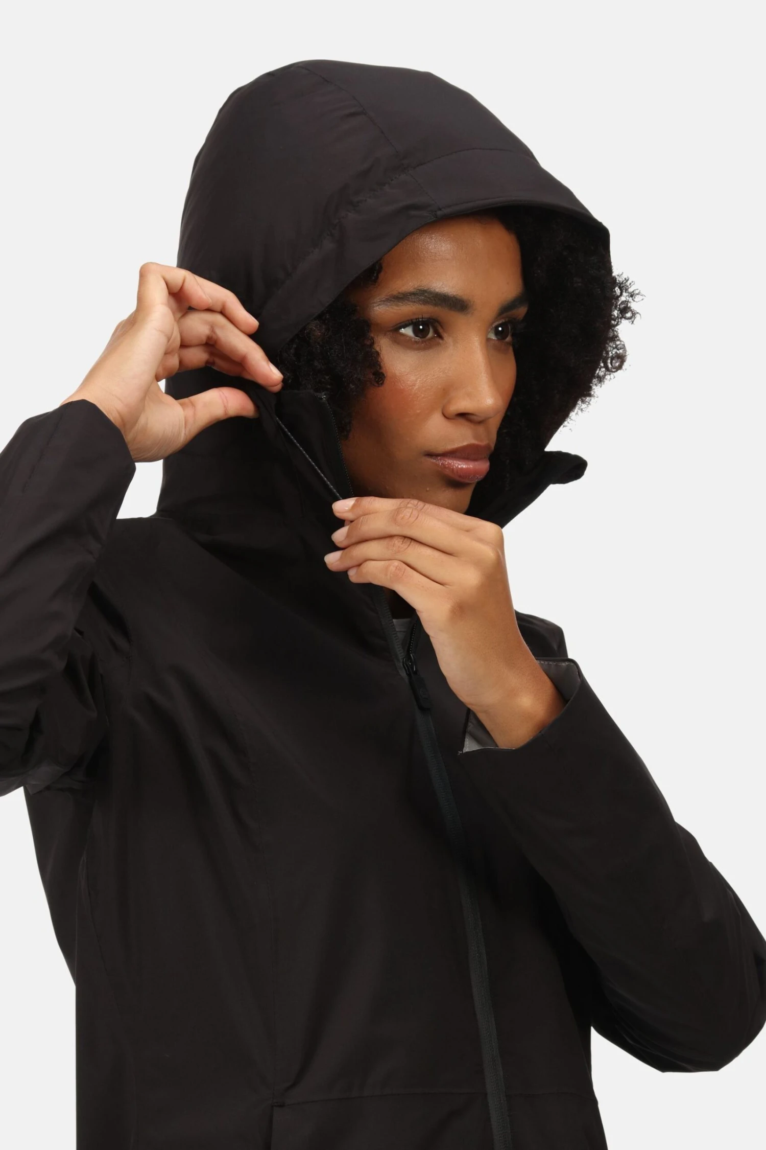 Regatta Womens Pulton II Black Waterproof Jacket 4 Regatta Womens Pulton II Black Waterproof Jacket - Imagen 4