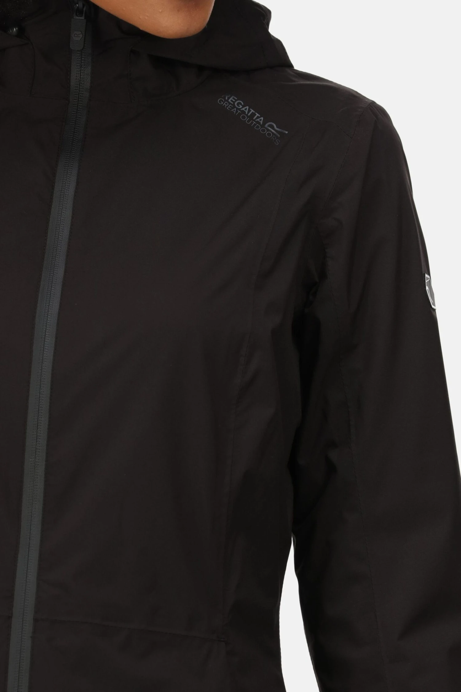 Regatta Womens Pulton II Black Waterproof Jacket 5 Regatta Womens Pulton II Black Waterproof Jacket - Imagen 5