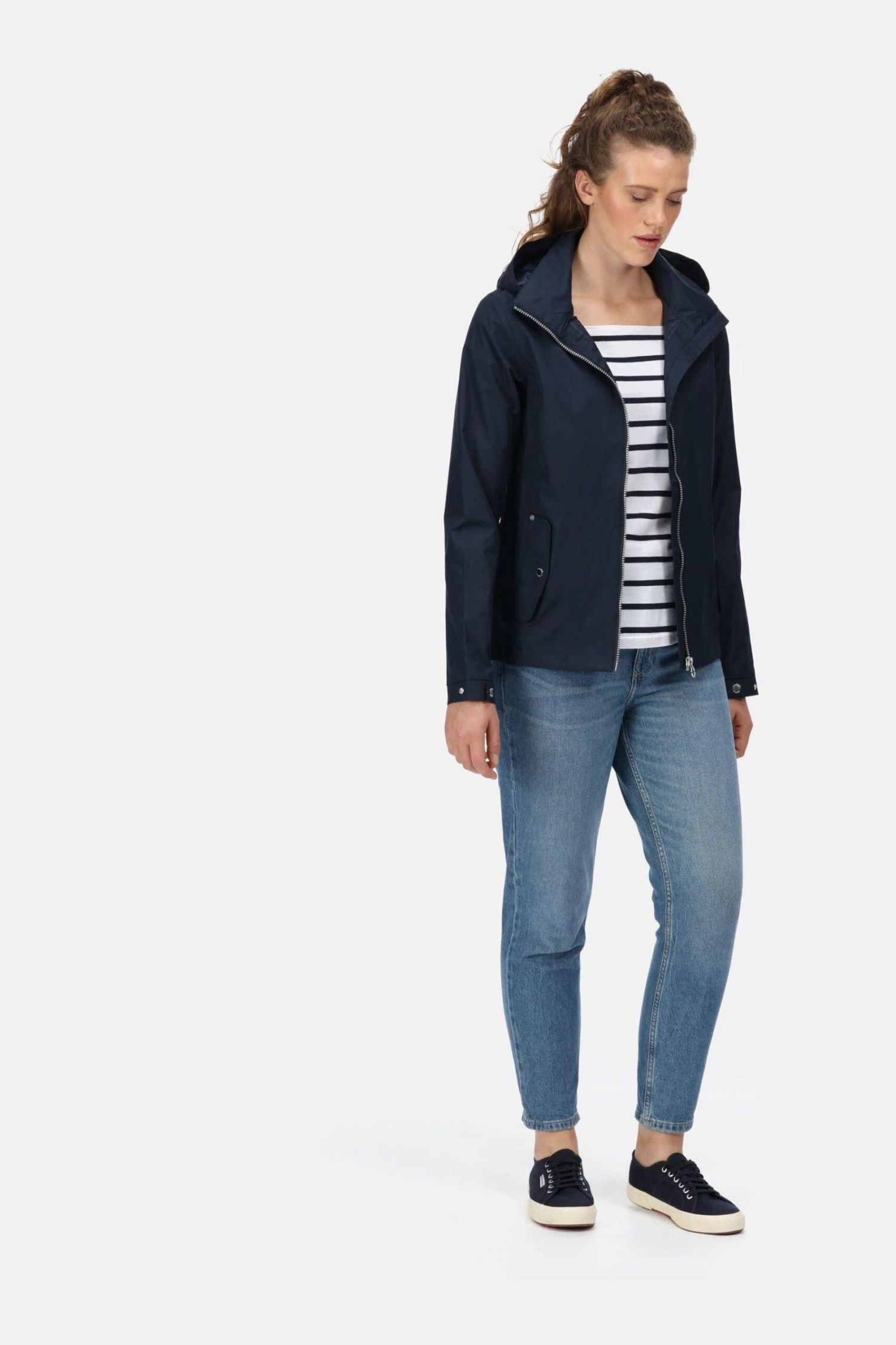 Regatta Blue Laiyah Waterproof Jacket 3 Regatta Blue Laiyah Waterproof Jacket - Imagen 3