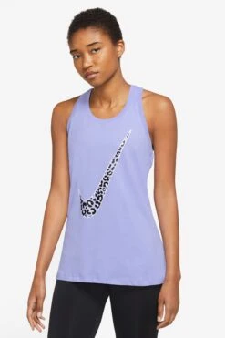 Nike Black Animal Print Dri-FIT Training Vest-Negro