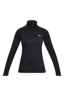 Under Armour Black Tech Half Zip Solid Top-Negro -Tienda Barata Deporte T60609
