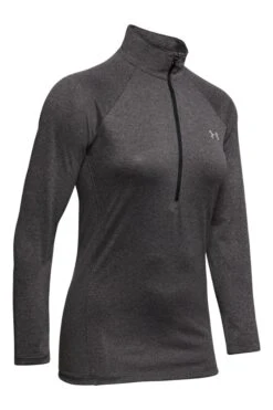 Under Armour Black Tech Half Zip Solid Top-Negro -Tienda Barata Deporte T60610s5