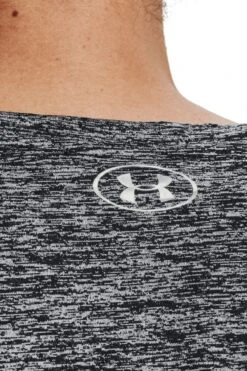Under Armour Curve Charcoal Grey Tech Twist V-Neck T-Shirt -Tienda Barata Deporte T60705s4
