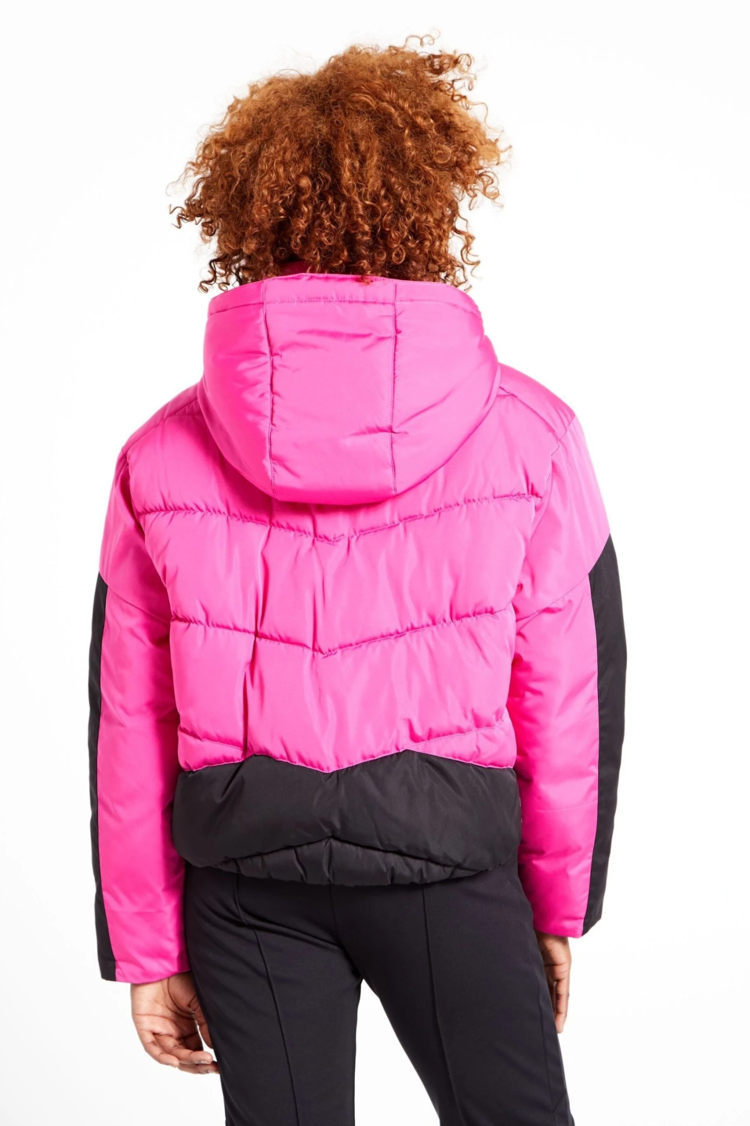 Pink Dare 2b X Next Eventual Hooded Puffer Jacket-Rosa 2 Pink Dare 2b X Next Eventual Hooded Puffer Jacket-Rosa - Imagen 2
