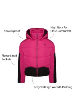 Pink Dare 2b X Next Eventual Hooded Puffer Jacket-Rosa 17 Pink Dare 2b X Next Eventual Hooded Puffer Jacket-Rosa -Tienda Barata Deporte T66305s7