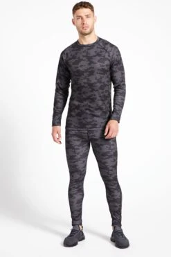 Black Camo Dare 2b X Next Altidudinal Ski Base Layer Set