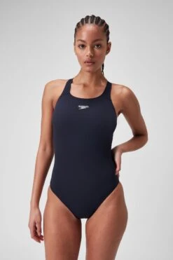 Speedo Eco Endurance+ Medalist Swimsuit-Negro
