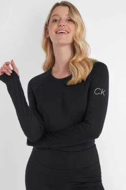 Calvin Klein Golf Black Relax Long Sleeved T-Shirt